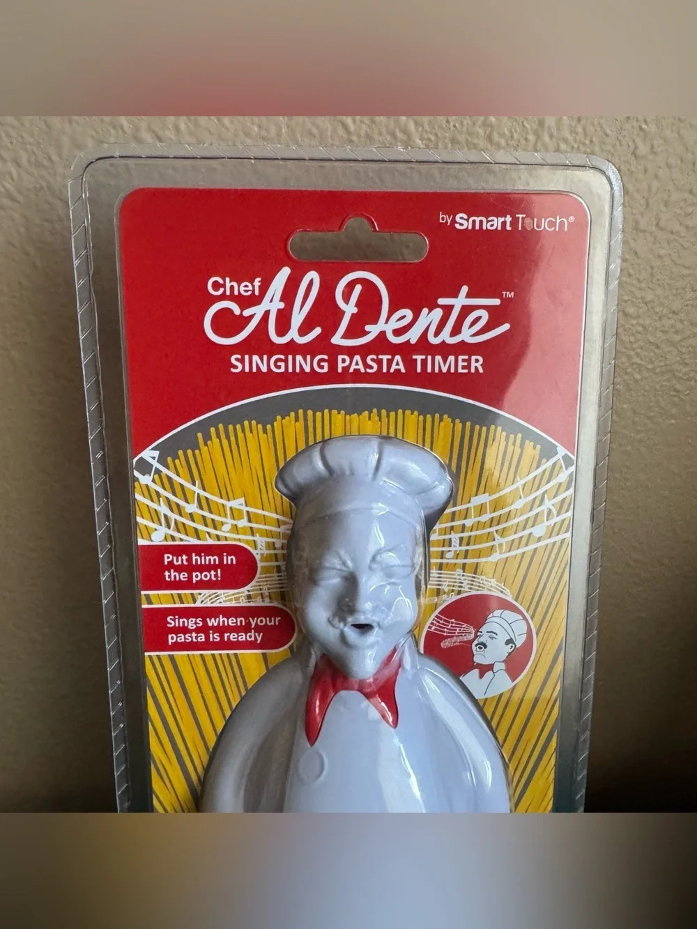 NWT Chef Al Dente Singing Pasta Timer